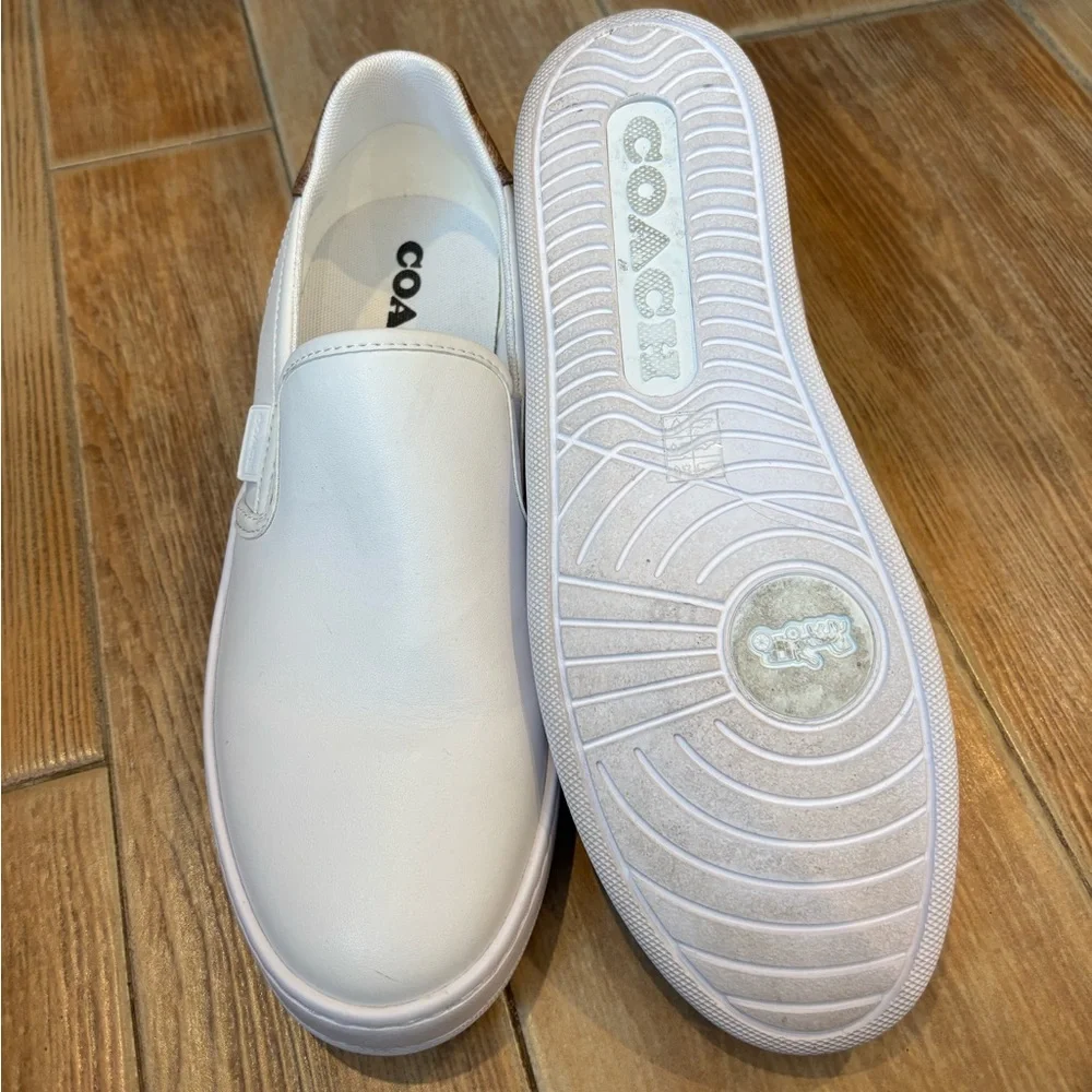 Coach White Slip-On Shoes - Picture 4 of 4